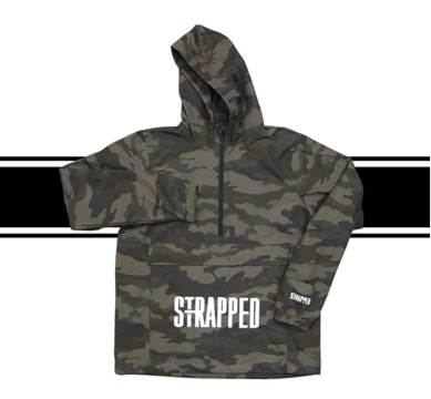 “Strapped” Windbreaker