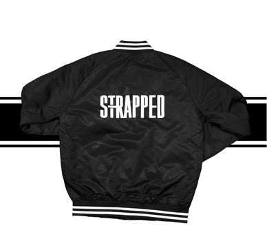 “Strapped” Varsity Jacket