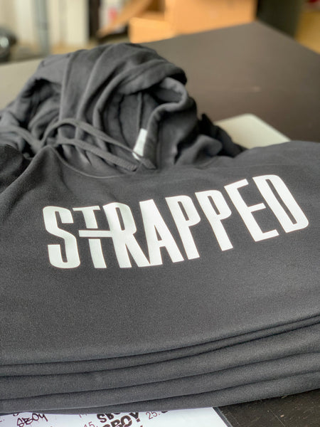 “Strapped” Cropped Hoodie